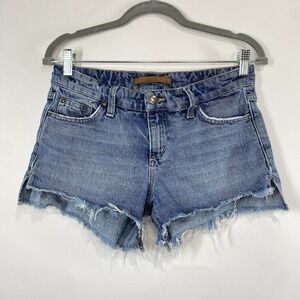 Joe's Womens Cotton Raw Hem Collectors Edition Yoselyn Denim Jean Shorts Size 25